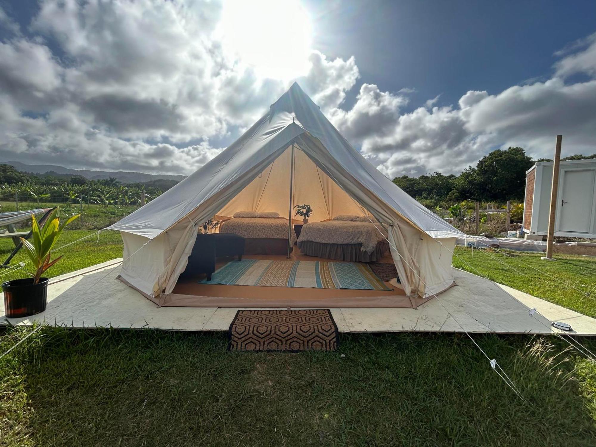 Maleka Farm: Tent Glamping North Shore Oahu Laie Eksteriør bilde